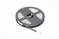 Світлодіодна стрічка RGBW 5050, DC12В, 300LED/5м, 17 Вт/м, IP20, рулон 5 м