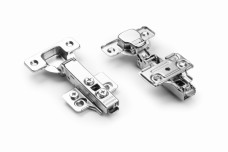 Шарнір GTV DCHC, H=0, безшумне закриття, неглибока банка, 3D, prow+send, кліпса, без євро