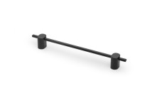 Ручка меблева GTV STRAW, C=160 мм, L=204 мм, Чорний матовий