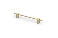 Ручка меблева GTV STRAW, C=128 мм, L=172 мм, Світле брашироване золото