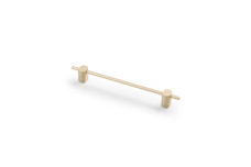 Ручка меблева GTV STRAW, C=160 мм, L=204 мм, Світле брашироване золото