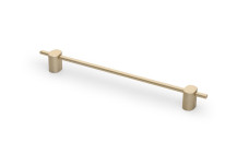Ручка меблева GTV STRAW, C=192 мм, L=236 мм, Світле брашироване золото