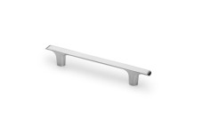 Ручка меблева GTV PLAIN, C=128 mm, L=182 mm, ZnAl, Шліфована сталь