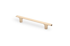 Ручка меблева GTV PLAIN, C=128 mm, L=182 mm, ZnAl, Брашироване золото