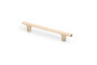 Ручка меблева GTV PLAIN, C=128 mm, L=182 mm, ZnAl, Брашироване золото