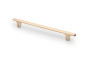 Ручка меблева GTV PLAIN, C=192 mm, L=245 mm, ZnAl, Брашироване золото
