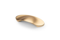 Ручка меблева GTV SHELL, C= 64 mm, L=106 mm, ZnAl, Брашироване золото