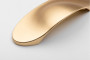 Ручка меблева GTV SHELL, C= 64 mm, L=106 mm, ZnAl, Брашироване золото