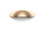 Ручка меблева GTV SHELL, C= 64 mm, L=106 mm, ZnAl, Брашироване золото