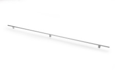 Ручка меблів GTV LINEA, C=2×512 мм, L=1200 мм, Al, шлітова сталь