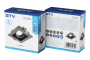 Корпус світильника точкового RUBIO, 102×102 мм, IP20, PC, квадратний, чорний