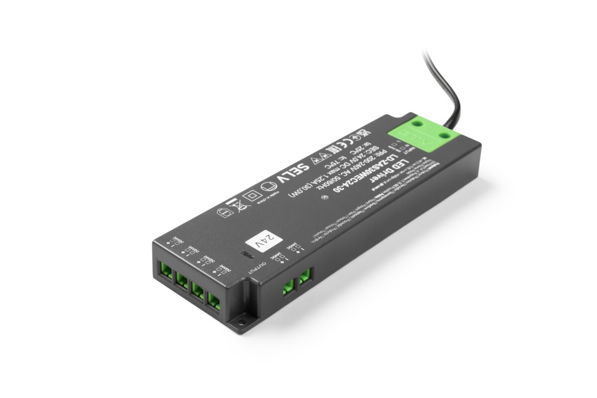 Блок живлення EASY CLICK, DC24В, 30 Вт, вхід AC220-240В, IP20