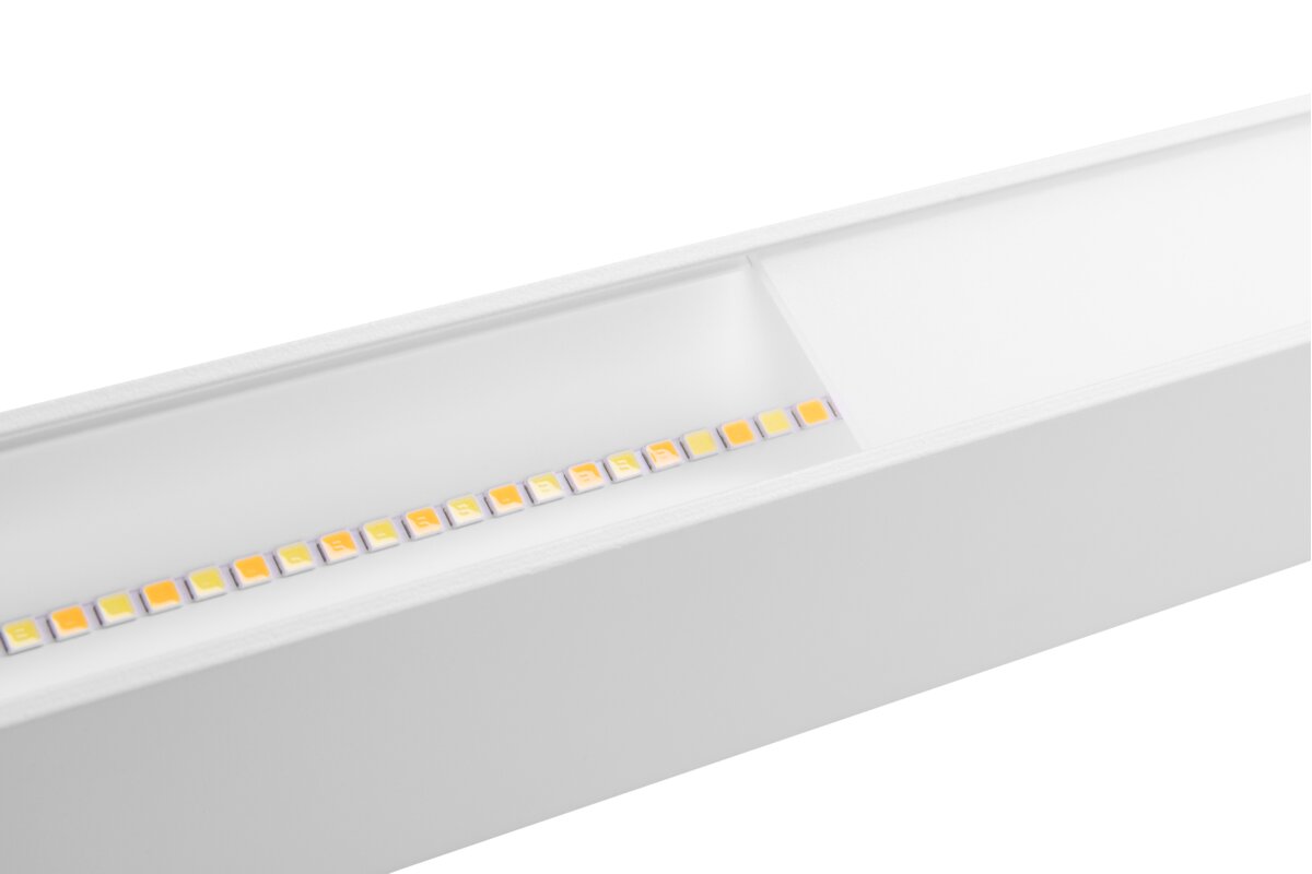 Підвісний світильник LIVIA, LED, 40W, 4800lm, CCT, AC220-240V, AL/PC, 120 см, білий