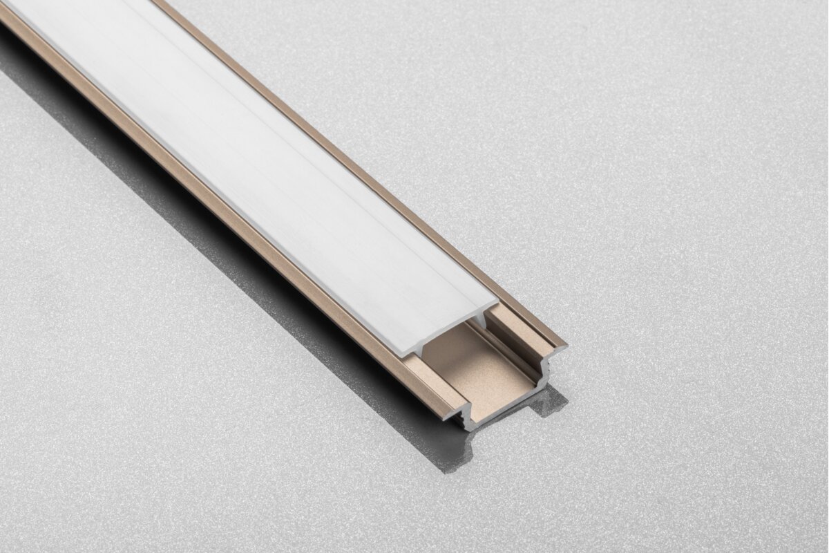 Плоска молочна оболонка для GLAX 3m LED профілю