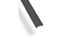 Чорна плоска кришка для GLAX 30m LED-профілю