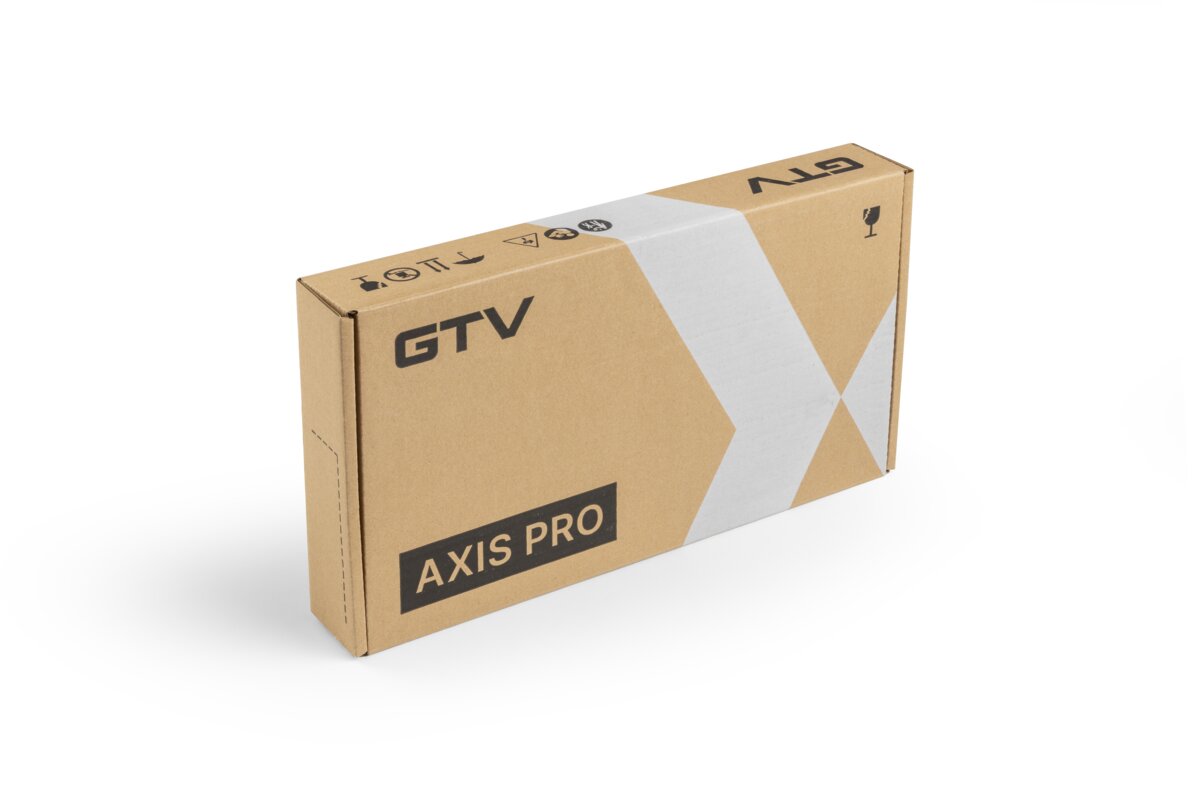 AXIS PRO GTV Шухляда, H=120 мм, L=350 мм, Push to Open, повне розгинання, Чорний