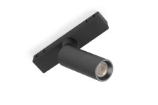 TRACKO ROUND 1 фара, DC24V, 1.5W, 1×3030 LED, IP20, 4000K, алюміній/ПК, чорний