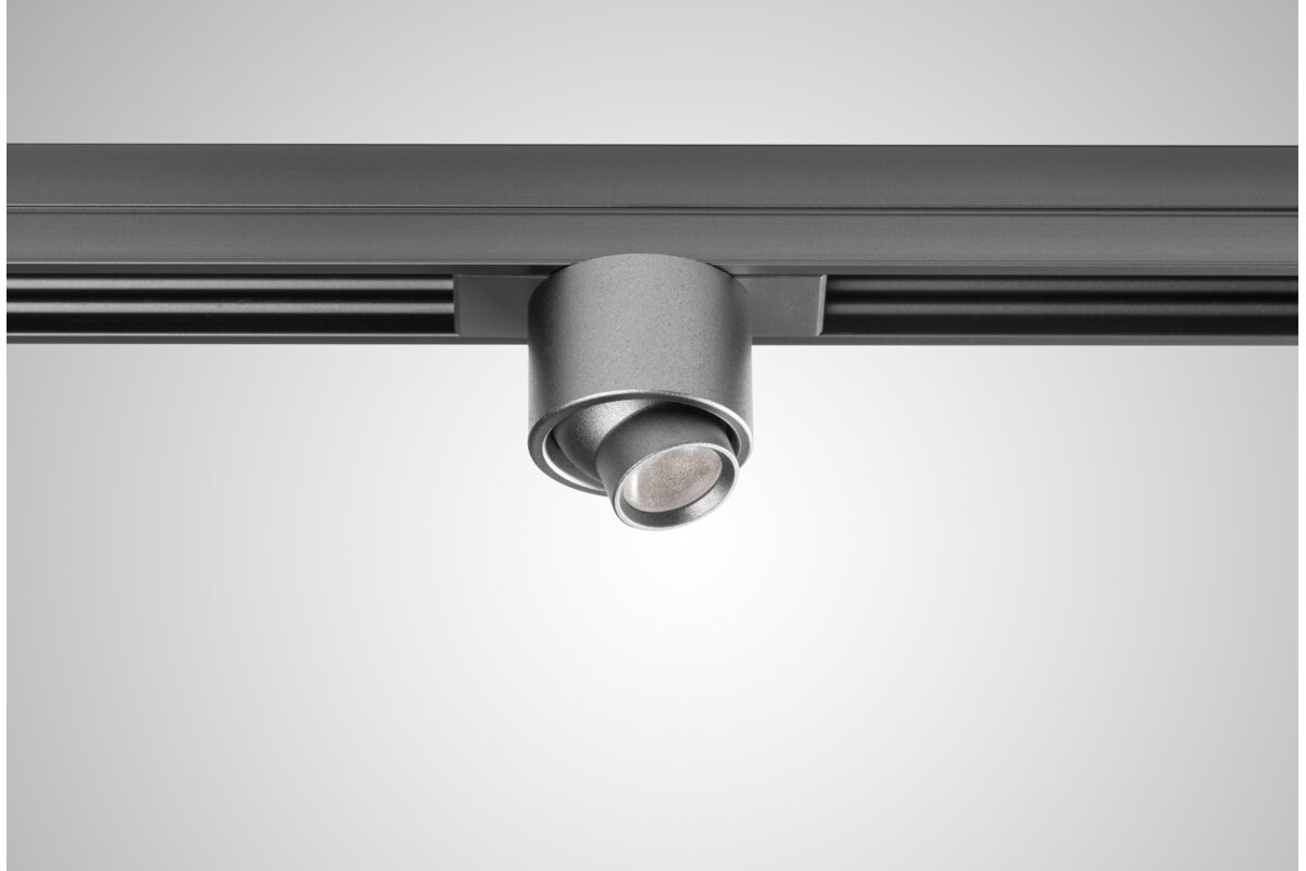 Spotlight TRACKO ROUND 2, DC24V, 1W, 1×3030 LED, IP20, 4000K, алюміній/ПК, антрацит