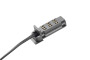 Роз’єм живлення TRACKO, DC24V, 5A, кабель 1,5 м, ПК, антрацит