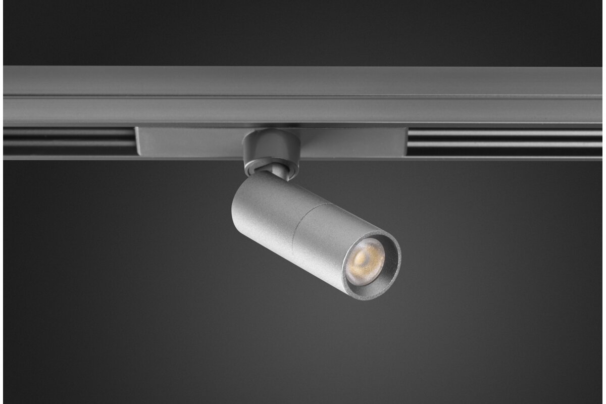 Spotlight TRACKO ROUND 1, DC24V, 1.5W, 1×3030 LED, IP20, 3000K, алюміній/ПК, антрацит