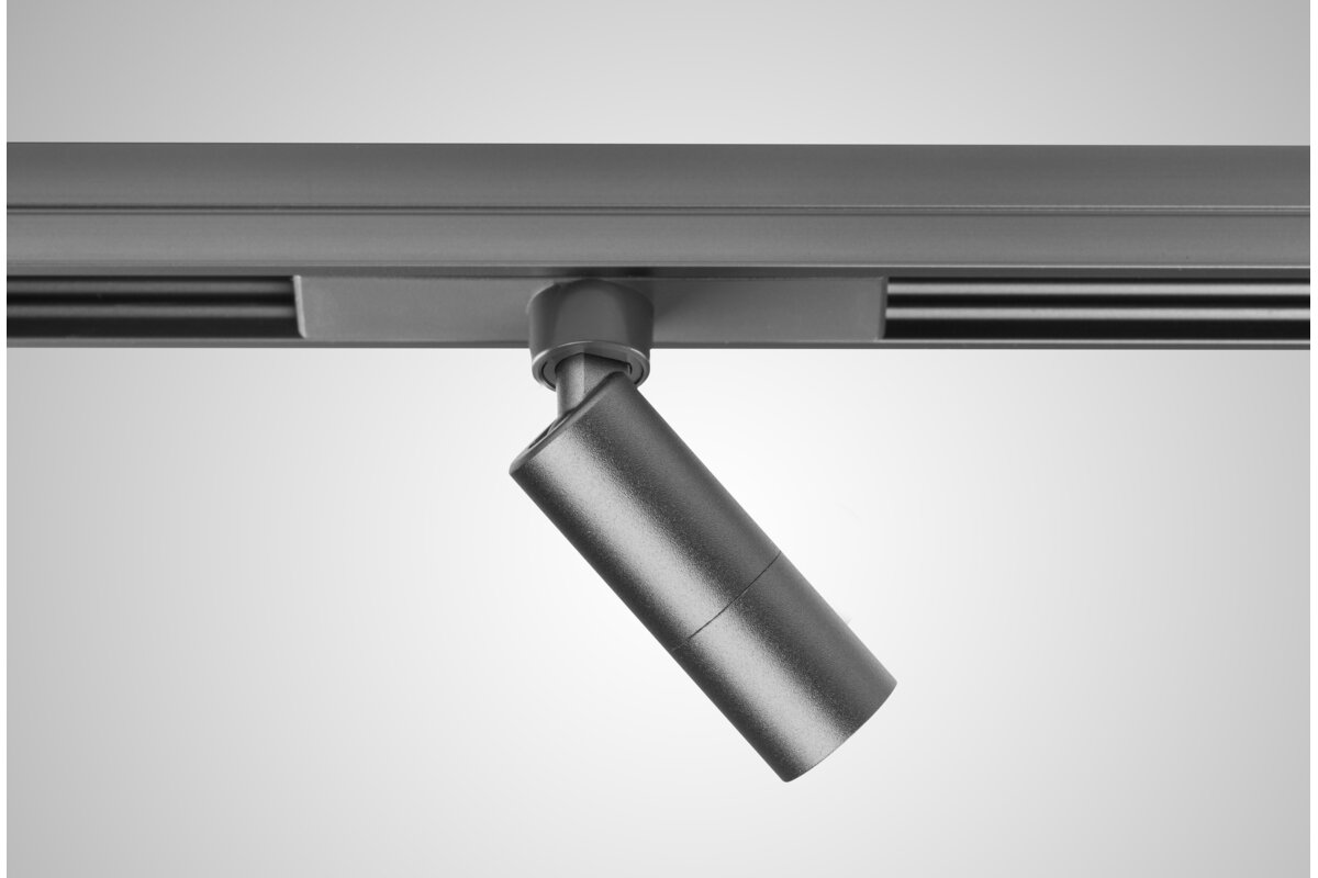 Spotlight TRACKO ROUND 1, DC24V, 1.5W, 1×3030 LED, IP20, 3000K, алюміній/ПК, антрацит