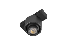 TRACKO ROUND 2 фара, DC24V, 1W, 1×3030 LED, IP20, 3000K, алюміній/ПК, чорний