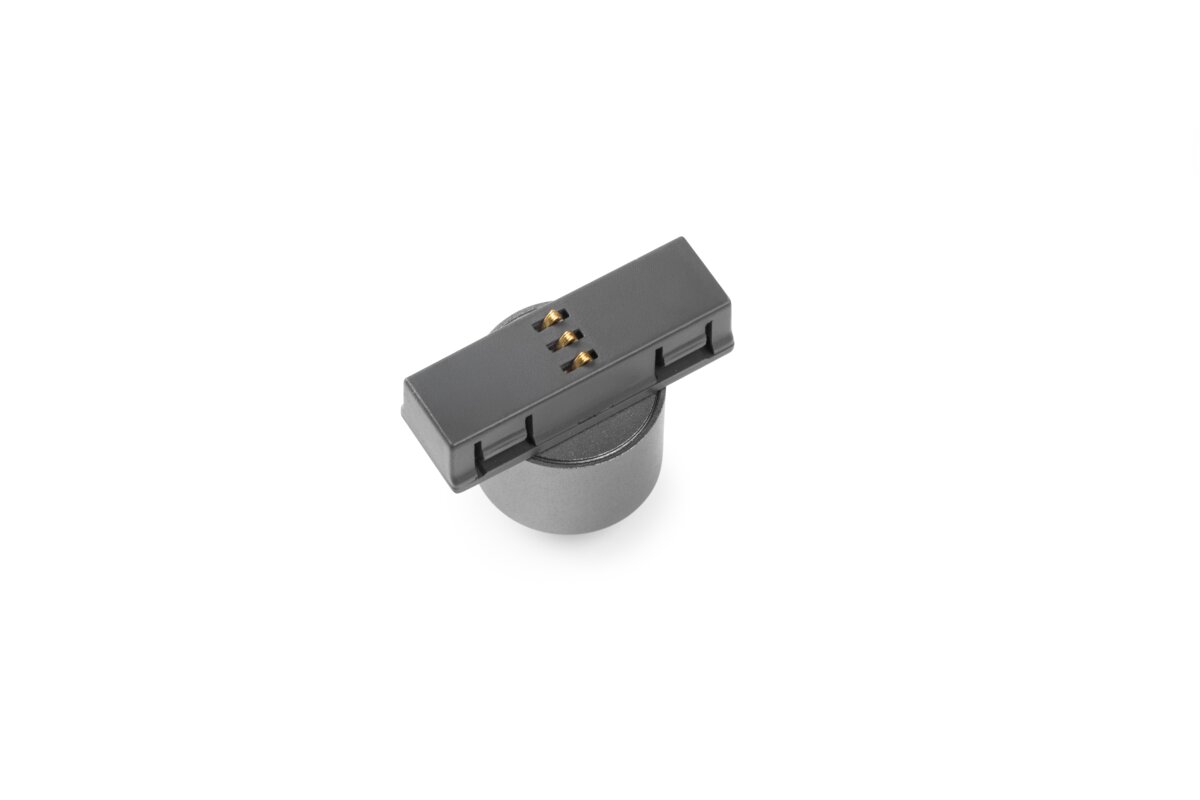 Spotlight TRACKO ROUND 2, DC24V, 1W, 1×3030 LED, IP20, 3000K, алюміній/PC, антрацит