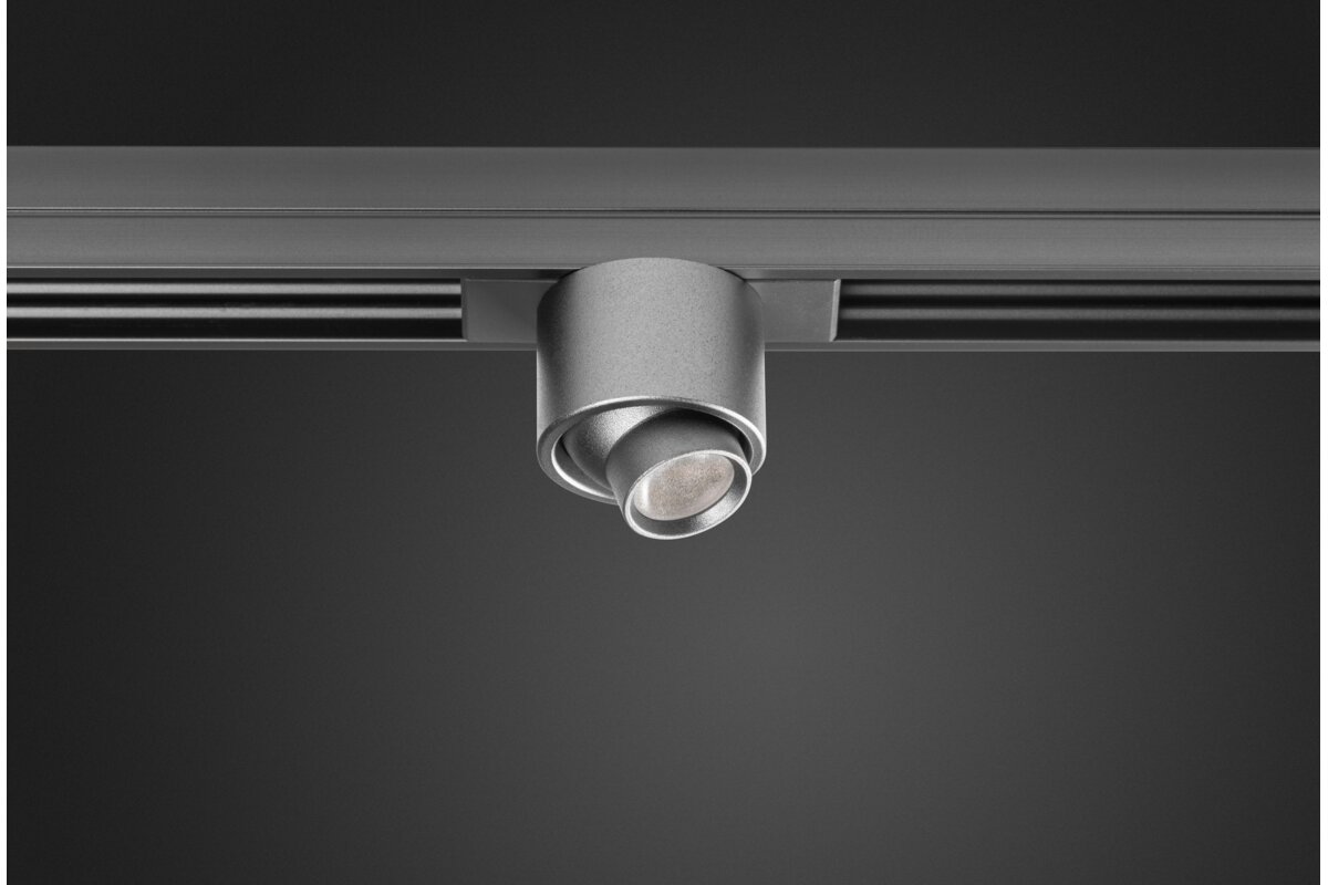 Spotlight TRACKO ROUND 2, DC24V, 1W, 1×3030 LED, IP20, 3000K, алюміній/PC, антрацит