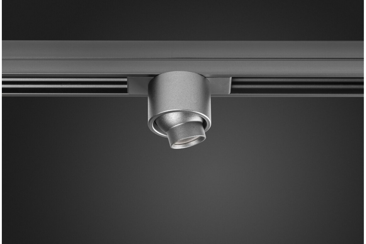 Spotlight TRACKO ROUND 2, DC24V, 1W, 1×3030 LED, IP20, 3000K, алюміній/PC, антрацит