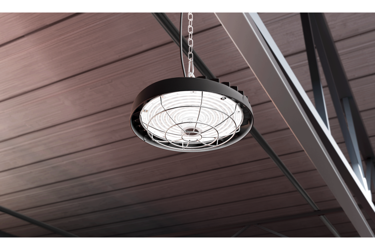 Датчик руху CR-HIGHBAY, мікрохвильова, кут 120*, радіус дії 7 м, IP65