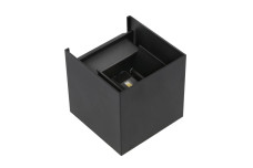 Luminaire MISSOURI-K, LED, 7W, 540lm, CCT, AC220-240V, IP54, квадратний, чорний