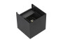 Luminaire MISSOURI-K, LED, 7W, 540lm, CCT, AC220-240V, IP54, квадратний, чорний