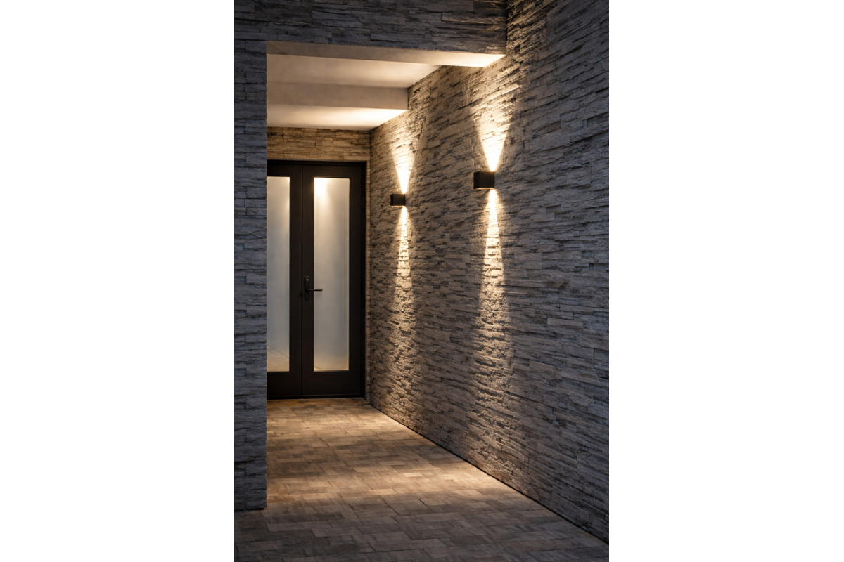 Luminaire MISSOURI-K, LED, 7W, 540lm, CCT, AC220-240V, IP54, квадратний, чорний