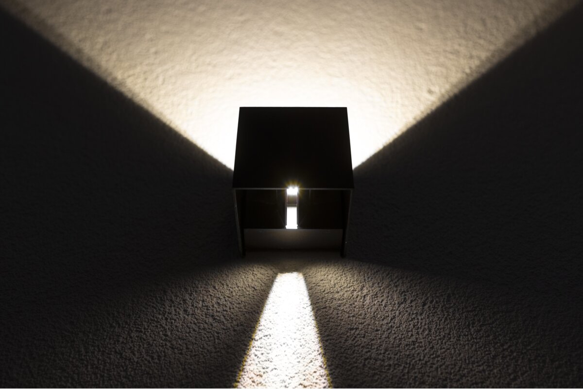Luminaire MISSOURI-K, LED, 7W, 540lm, CCT, AC220-240V, IP54, квадратний, чорний