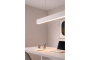 Лінійний світильник LUNA, LED, 20W, 2400lm, CCT, AC220-240V, AL/PC, 60 см, білий