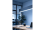 Лінійний світильник LUNA, LED, 40W, 4800lm, CCT, AC220-240V, AL/PC, 120 см, чорний