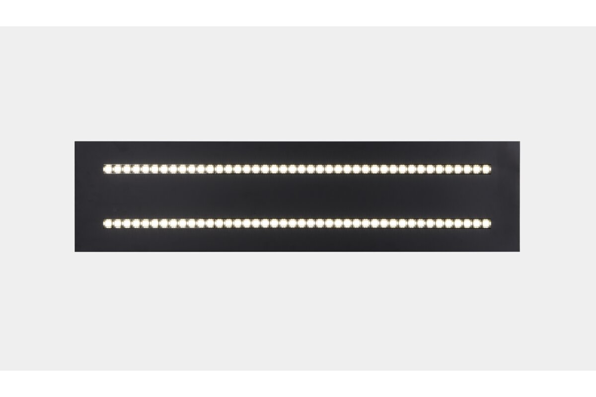 Світильник ARTE, LED, 38W, 3800lm, CCT, AC180-250V, 295x1195mm, чорний