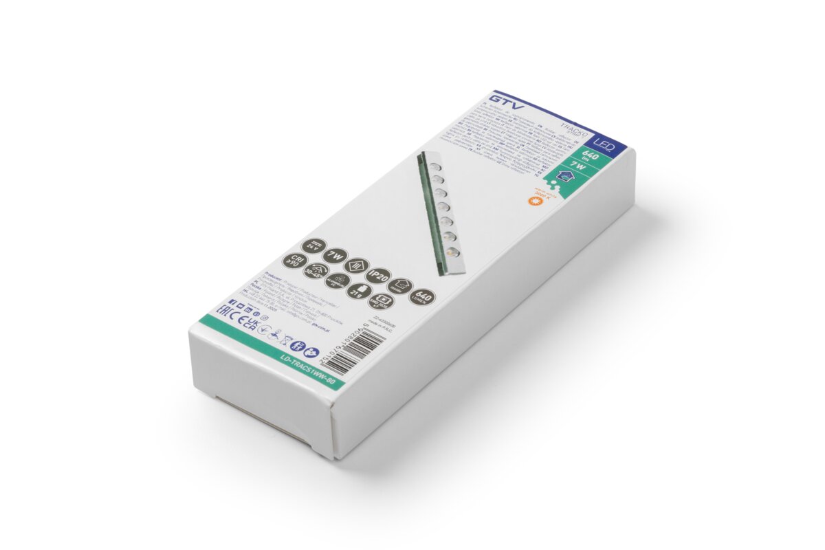Spotlight TRACKO STRIP 1, DC24V, 8W, 7×3535 LED, IP20, 4000K, алюміній/ПК, антрацит