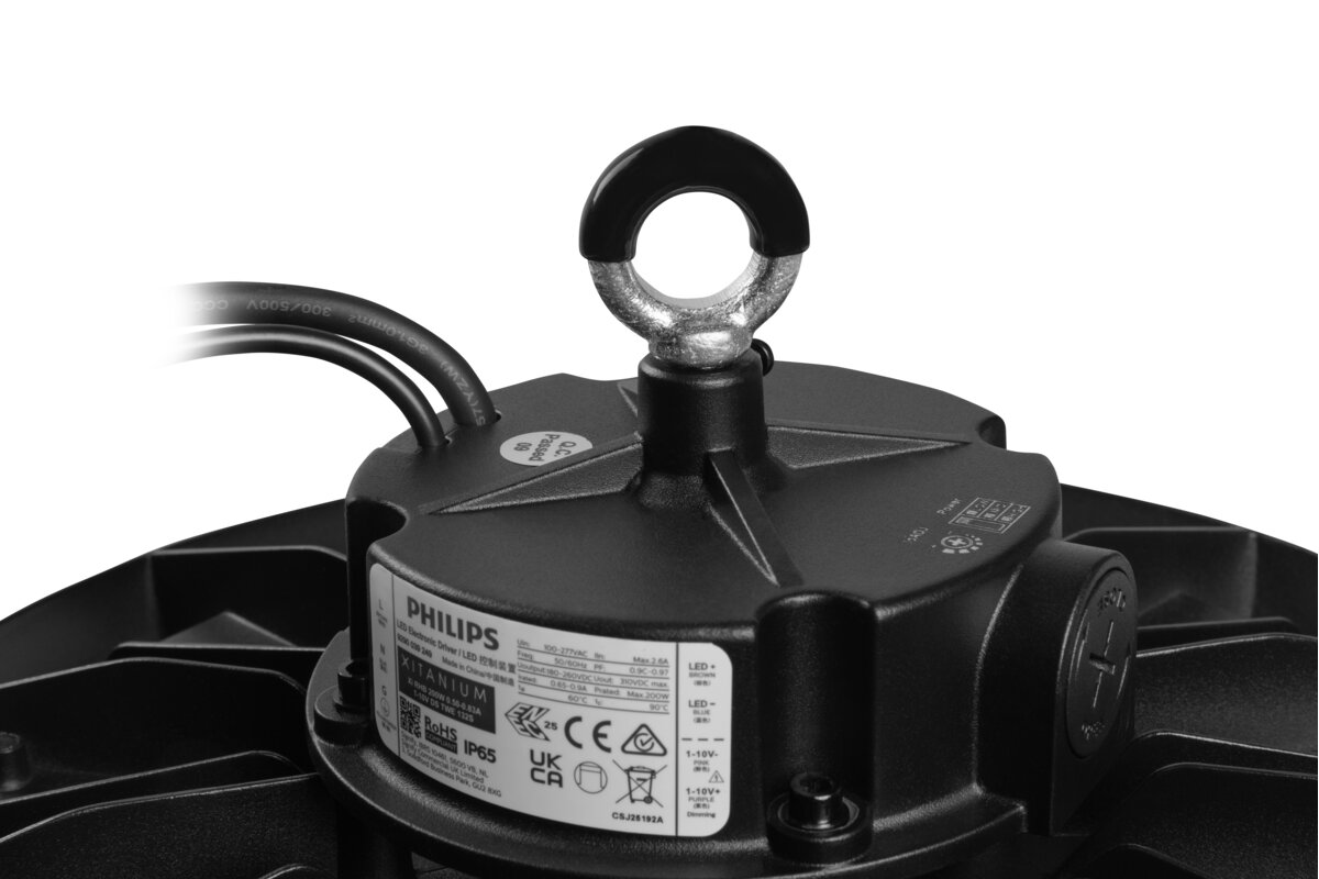 Highbay KANSAS II, світлодіод, 150W-120W-90W, 150lm/W, 4000K, AC180-250V, IP65, 1-10V