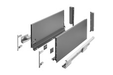 Шухляда AXISPRO 400mm антрацит – висока H199