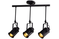 Стельовий світильник DEMIR 3,4014,AC220-240V,50/60Hz,3*E27, IP20,подвійний,Чорний