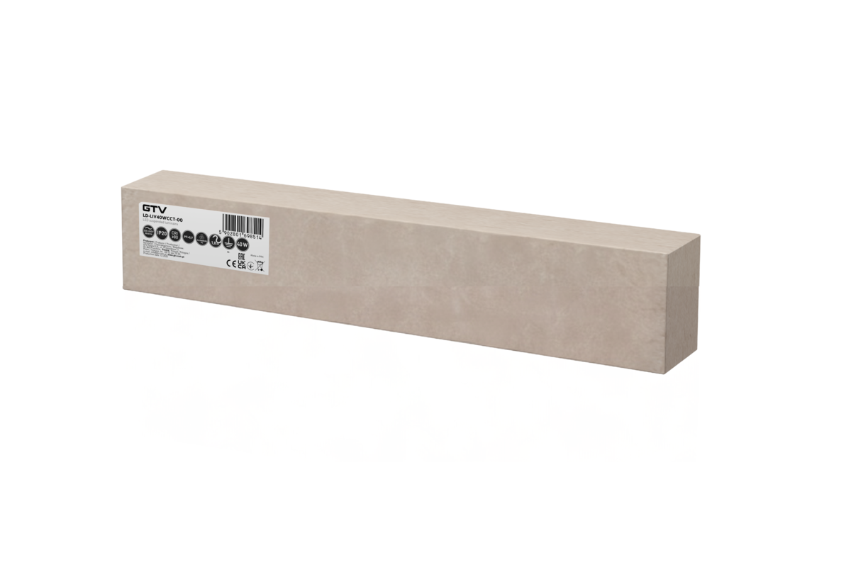 Підвісний світильник LIVIA, LED, 40W, 4800lm, CCT, AC220-240V, AL/PC, 120 см, білий