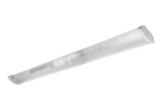 Світильник Zefir 236, для T8 LED одностороннього живлення, G13, 2х120см, AC220-240В, IP40, АБС/PC (прозорий розсіювач)