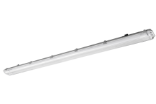 G-TECH Світильник герметичний 258, 2×150 T8 LED (одностороннє підключення), G13, IP65, ABS/PS, сірий