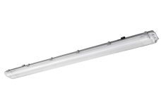 G-TECH Світильник герметичний 236, 2×120 T8 LED (одностороннє підключення), G13, IP65, ABS/PS, сірий