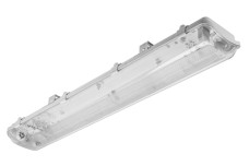 Світильник герметичний HAGEN, для T8 LED одностороннього живлення, G13, IP65, AC220-240В, 2х60см, PC