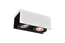 Стельовий світильник Verso,4250,AC220-240V, 50/60 Hz, IP 20,2*GU10, ES111, подвійний,Білий/Чорний