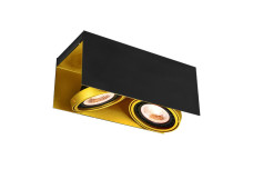 Стельовий світильник Verso,4212,AC220-240V, 50/60 Hz, IP 20,2*Gu10,ES111,подвійний,Чорний / Золотий
