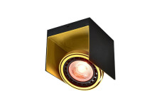 Стельовий світильник Verso,4199,AC220-240V, 50/60 Hz, IP 20,1*GU10, ES111 одинарний ,Чорний / Золотий