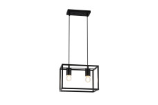 Стельовий світильник DIU2 ,3628, AC220-240V,50/60Hz,2*E27, IP20,30CMX18CMX20CM,подвійний, Чорний